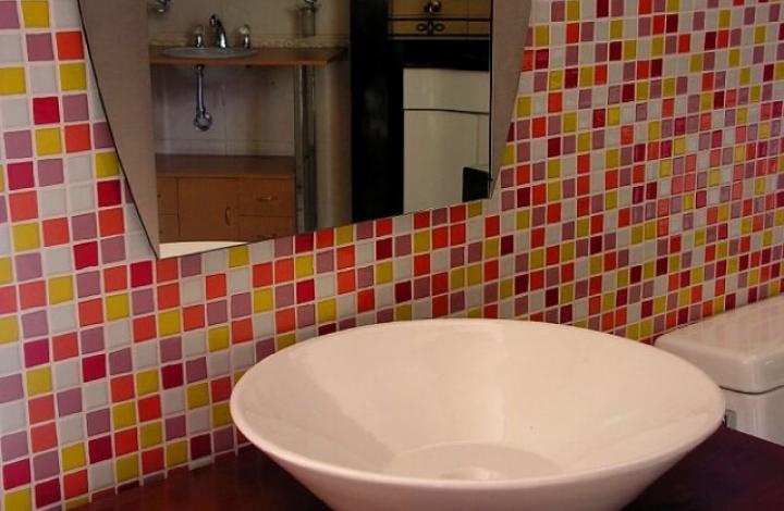 Ремонт в ванной комнате фото мозаика